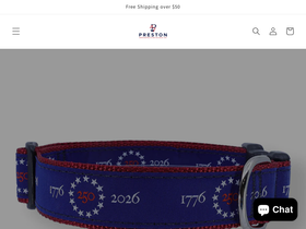 shop-preston.com homepage screenshot
