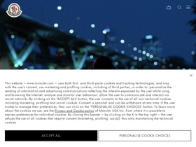 'moncler.com' screenshot