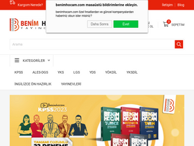 'benimhocam.com' screenshot