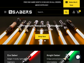 nsabers.com homepage screenshot