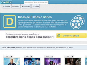 'cinedica.com.br' screenshot