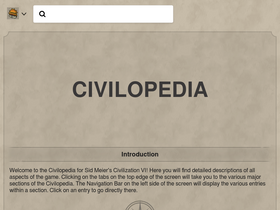 'civilopedia.net' screenshot