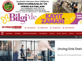 'seydisehirhaber.com' screenshot