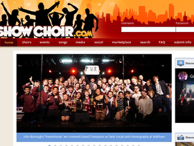'showchoir.com' screenshot
