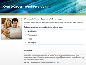 'countygovernmentrecords.com' screenshot