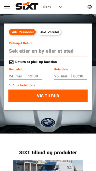 sixt.no