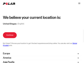 'polar.com' screenshot