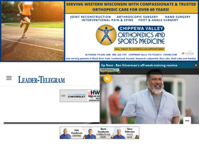 'leadertelegram.com' screenshot