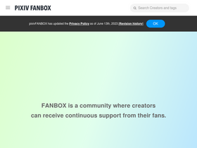 'inarimochi.fanbox.cc' screenshot