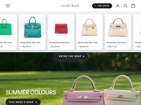 Lilac Blue homepage screenshot
