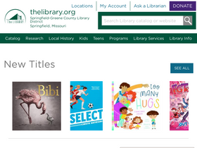 'thelibrary.org' screenshot