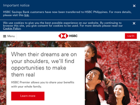 'hsbc.com.ph' screenshot