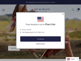 mat-de-misaine.com homepage screenshot