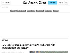'latimes.com' screenshot