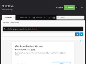 'nullcave.club' screenshot