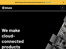 'blues.io' screenshot
