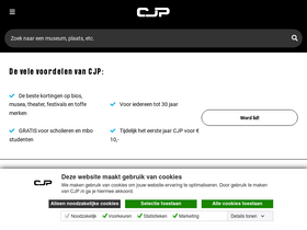 'cjp.nl' screenshot