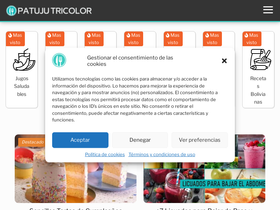 'patujutricolor.org' screenshot