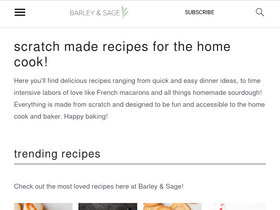 'barleyandsage.com' screenshot