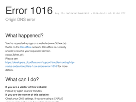 3dhex.de homepage screenshot