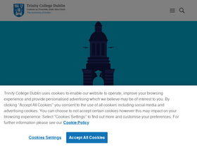 'tcd.ie' screenshot