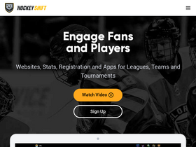 'hockeyshift.com' screenshot