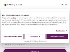 'scholenopdekaart.nl' screenshot