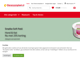 'dierencompleet.nl' screenshot