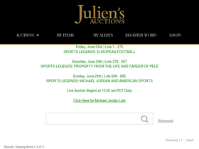 'julienslive.com' screenshot