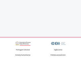 'pomagamukrainie.gov.pl' screenshot