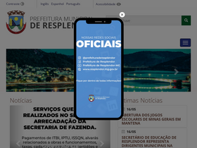 resplendor.mg.gov.br Traffic Analytics, Ranking & Audience [January ...