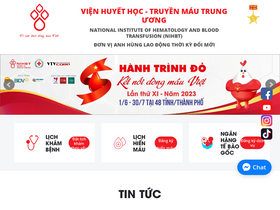 'vienhuyethoc.vn' screenshot