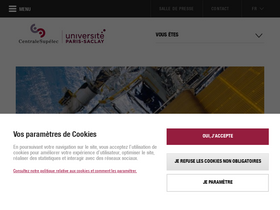 'centralesupelec.fr' screenshot