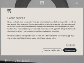 'vzug.com' screenshot