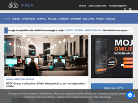 'akta.ba' screenshot