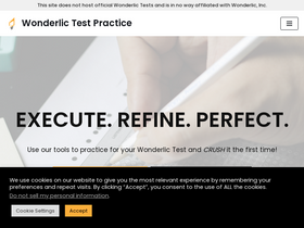 'wonderlictestpractice.com' screenshot