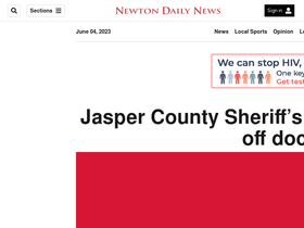 'newtondailynews.com' screenshot