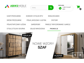 'abiksmeble.pl' screenshot