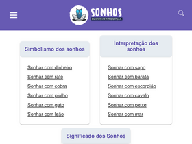 'segredosdosonho.com.br' screenshot