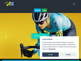 'cyclingtimetrials.org.uk' screenshot