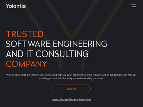 'yalantis.com' screenshot