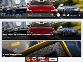'fordfusionclub.com' screenshot