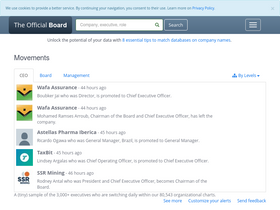 'theofficialboard.com' screenshot