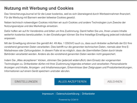 'versicherungsjournal.de' screenshot