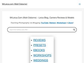 'mrleica.com' screenshot
