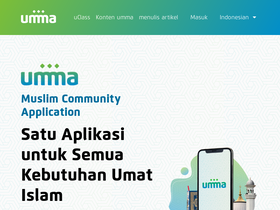 'umma.id' screenshot