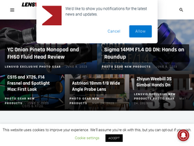 'lensvid.com' screenshot