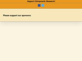 'chiro.org' screenshot