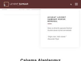 'leventsamgar.com' screenshot