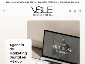 visuellemedia.com homepage screenshot